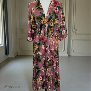 💖 Gigio Tropical Floral Maxi Dress 💖